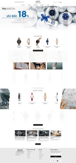 Theme wordpress đồng hồ 5 giá rẻ