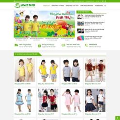 Theme wordpress đồng phục trẻ em giá rẻ