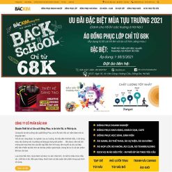 Theme WordPress đồng phục 02 giá rẻ