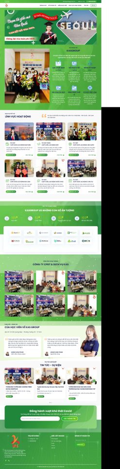 Theme wordpress du học nước ngoài giá rẻ