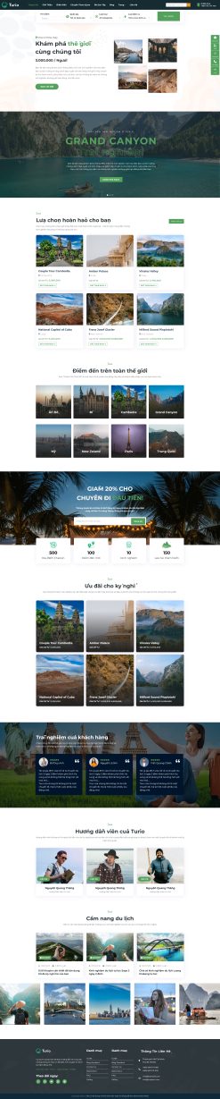 Theme WordPress Du Lịch 01 giá rẻ