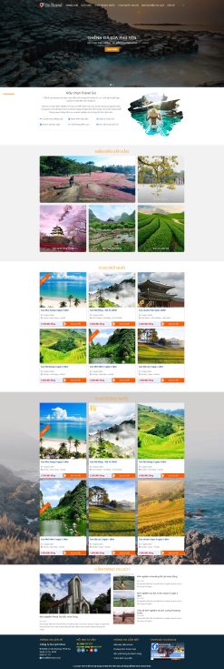 Theme wordpress du lịch 04 chuẩn đẹp giá rẻ