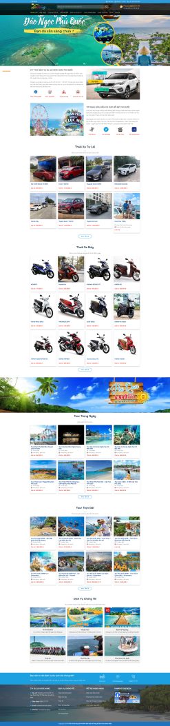 Theme WordPress Du Lịch thuê xe 6 giá rẻ