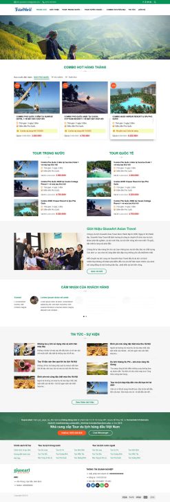 Theme wordpress du lịch 1 giá rẻ