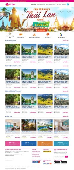 Theme wordpress du lịch 15 giá rẻ