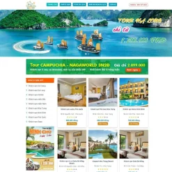 Theme WordPress du lịch 02 giá rẻ