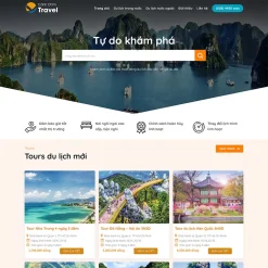 Theme WordPress du lịch 23 giá rẻ