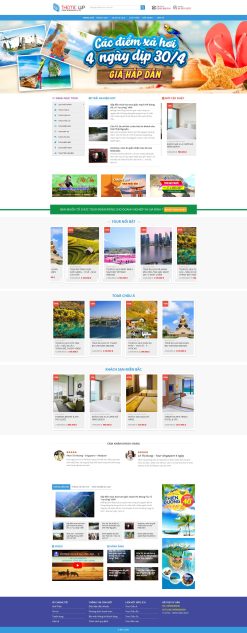 Theme wordpress du lịch 06 giá rẻ