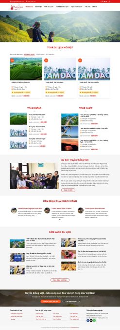 Theme wordpress du lịch truyền thống giá rẻ
