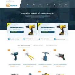 Theme WordPress bán dụng cụ cơ khí 02 giá rẻ