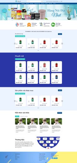 Theme wordpress tiệm thuốc tây ,thực phẩm chức năng giá rẻ