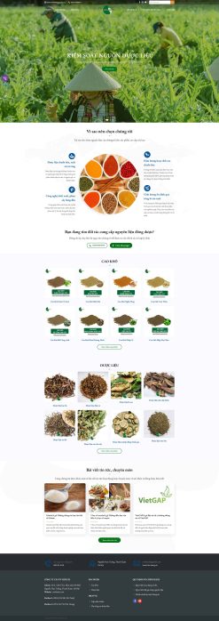 Theme wordpress công ty dược liệu dược phẩm giá rẻ