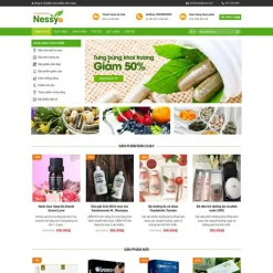 Theme WordPress bán hàng dược phẩm, mỹ phẩm giá rẻ