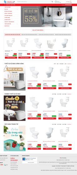 Theme wordpress thiết bị vệ sinh ,vật kiệu xây dựng giá rẻ