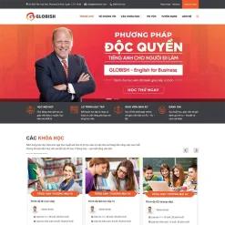 Theme WordPress trung tâm học tiếng anh 02 giá rẻ