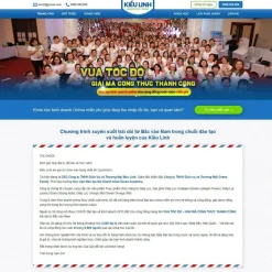 Theme WordPress giới thiệu khóa học kinh doanh online giá rẻ