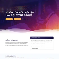 Theme WordPress công ty tổ chức sự kiện 07 giá rẻ