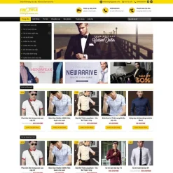 Theme WordPress shop thời trang nam giá rẻ
