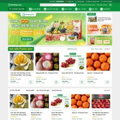 Theme wordpress shop bán trái cây, nông sản giá rẻ