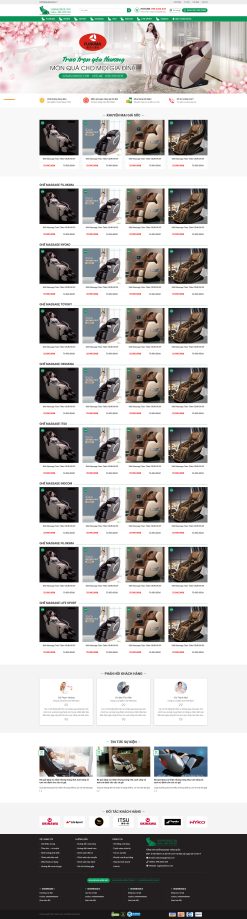 Theme wordpress bán ghế massage 3 giá rẻ