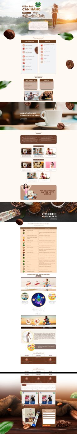 Theme wordpress Landing page thực phẩm chức năng giảm cân giá rẻ