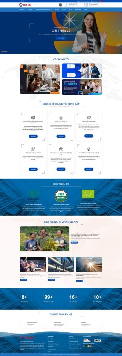 Theme wordpress giới thiệu công ty năng lượng xanh giá rẻ