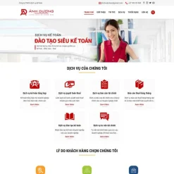 Theme WordPress giới thiệu công ty dịch vụ kế toán giá rẻ