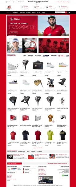 Theme wordpress bán đồ golf giá rẻ