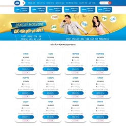 Theme WordPress bán gói cước điện thoại giá rẻ