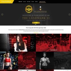 Theme wordpress phòng gym giá rẻ