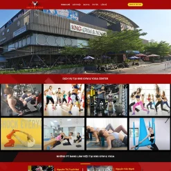 Theme WordPress trung tâm thể hình – phòng tập gym 03 giá rẻ