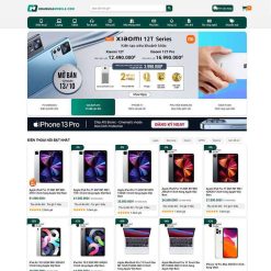 Theme WordPress Hoàng Hà Mobile giá rẻ