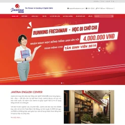 Theme WordPress trung tâm học tiếng anh giá rẻ