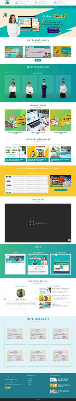 Theme wordpress học tiếng nhật giá rẻ