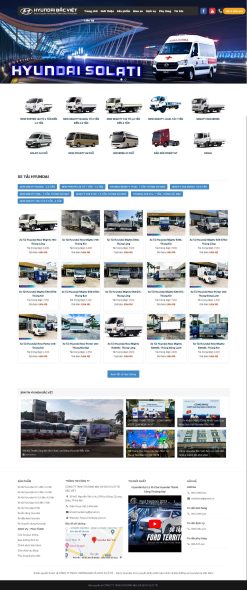 Theme wordpress bán oto hyundai 1 giá rẻ