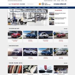 Theme WordPress bán xe Hyundai 02 giá rẻ