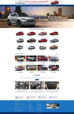 Theme wordpress bán ô tô hyundai 3 giá rẻ