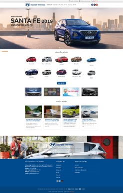 Theme wordpress bán xe hyundai 4 giá rẻ