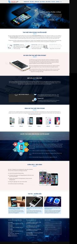 Theme wordpress thay màn hình điện thoại giá rẻ