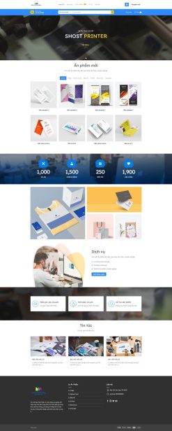 Theme wordpress in ấn 7 giá rẻ