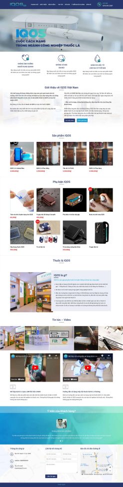 Theme wordpress thuốc lá điện tử giá rẻ