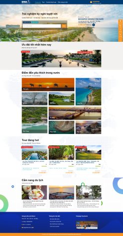 Theme wordpress du lịch tour ivivu giá rẻ