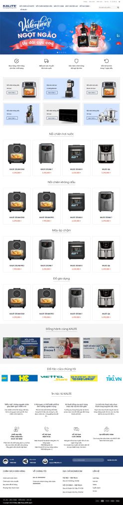Theme wordpress bán đồ gia dụng nồi chiên không dầu giá rẻ
