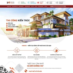 Theme WordPress kiến trúc 05 giá rẻ
