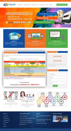 Theme wordpress lắp mạng fpt giá rẻ