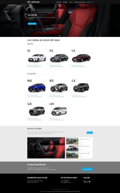 Theme wordpress bán xe ô tô lexus giá rẻ