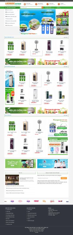 Theme wordpress bán máy lọc nước giá rẻ