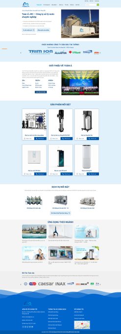 Theme wordpress công ty bán máy lọc nước giá rẻ