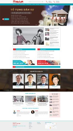 Theme wordpress công ty luật giá rẻ