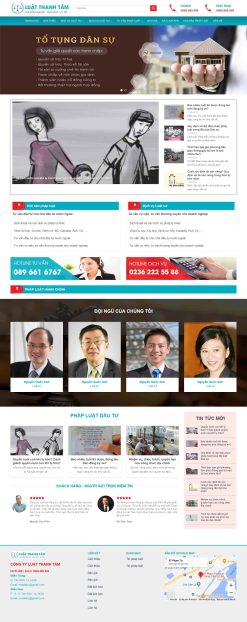 Theme wordpress văn phòng luật sư giá rẻ